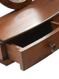 Cotswold Company Winchcombe Dressing Table Mirror, Dark Oak - thumbnail 5