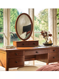 Cotswold Company Winchcombe Dressing Table Mirror, Dark Oak - thumbnail 2