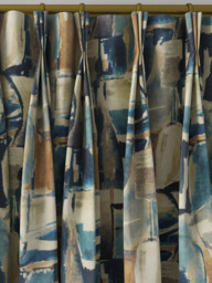 Clarke & Clarke Figura Made to Measure Curtains or Roman Blind, Denim/Linen - thumbnail 6