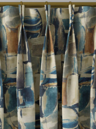 Clarke & Clarke Figura Made to Measure Curtains or Roman Blind, Denim/Linen - thumbnail 4
