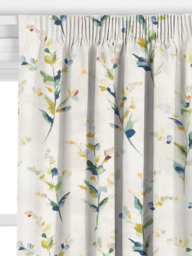 John Lewis Wildflower Sprigs Made to Measure Curtains or Roman Blind, Multi - thumbnail 2