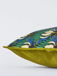 Morris & Co. Tulip and Bird Velvet Cushion - thumbnail 4