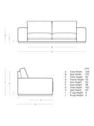 Swoon Denver Large 3 Seater Sofa - thumbnail 2