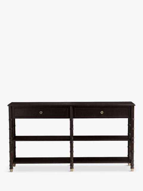 Pottery Barn Monroe Console Table, Warm Black - image 1