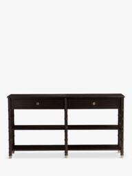 Pottery Barn Monroe Console Table, Warm Black