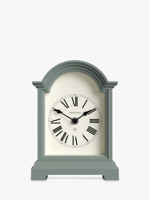 Newgate Clocks Fillmore Roman Numeral Analogue Mantel Clock, Asparagus Green - image 1