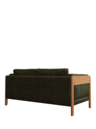 John Lewis Nest Medium 2 Seater Leather Sofa, Light Leg - thumbnail 4