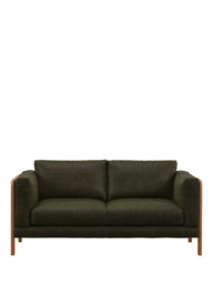 John Lewis Nest Medium 2 Seater Leather Sofa, Light Leg - thumbnail 5