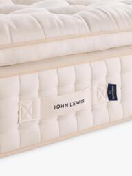 John Lewis British Natural Collection Farndale Lambswool Pillowtop 16500 Pocket Spring Zip Link Mattress, Emperor - thumbnail 6
