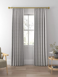 Laura Ashley Whinfell Made to Measure Curtains or Roman Blind, Silver - thumbnail 3