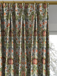 Morris & Co. Little Chintz Made to Measure Curtains or Roman Blind, Olive/Ochre - thumbnail 4