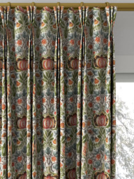 Morris & Co. Little Chintz Made to Measure Curtains or Roman Blind, Olive/Ochre - thumbnail 6