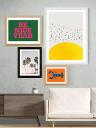 EAST END PRINTS Sisi and Seb 'Island Dreams' Framed Print - thumbnail 2
