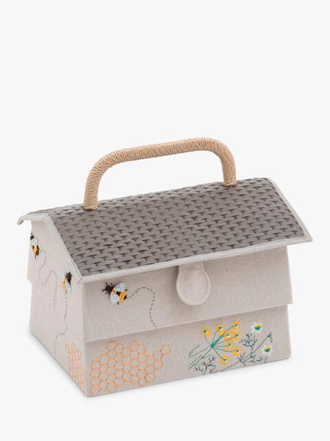 Milward Bee House Sewing Basket, Multi - image 1