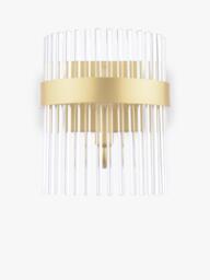 Laura Ashley Alexa Wall Light, Metallic Brass - thumbnail 4