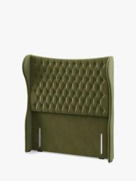 Hypnos Elizabeth Extra Wide Upholstered Headboard, Double - thumbnail 2