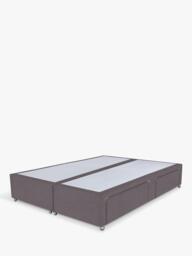 John Lewis Non-Sprung Upholstered 4 Drawer Divan Base, Super King Size