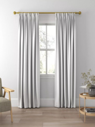 John Lewis Cotton Blend Made to Measure Curtains or Roman Blind, Marshmallow - thumbnail 5