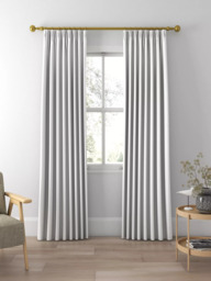 John Lewis Cotton Blend Made to Measure Curtains or Roman Blind, Marshmallow - thumbnail 3