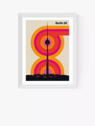 EAST END PRINTS Bo Lundberg 'Berlin 69' Framed Print