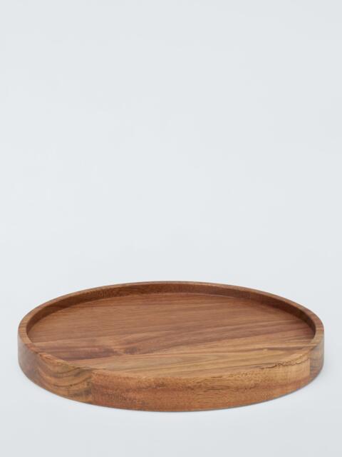 John Lewis Acacia Wood Candle Plate, Large - image 1