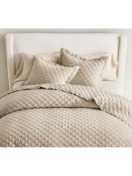 Pottery Barn Belgian Flax Linen Diamond