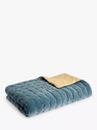 John Lewis Baxter Swirl Cotton Velvet Quilt, Multi - thumbnail 3