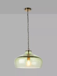John Lewis Cartmel Textured Glass Pendant Ceiling Light - thumbnail 4