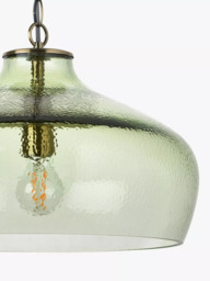 John Lewis Cartmel Textured Glass Pendant Ceiling Light - thumbnail 6