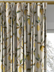 Morris & Co. Lemon Tree Embroidered Made to Measure Curtains or Roman Blind, Bayleaf/Lemon - thumbnail 6
