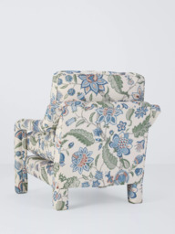 John Lewis x Sanderson Barley Mow Newnham Courtney Accent Chair, Indigo / Olive - thumbnail 5