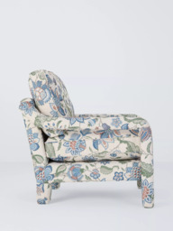 John Lewis x Sanderson Barley Mow Newnham Courtney Accent Chair, Indigo / Olive - thumbnail 4