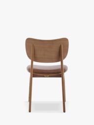 Swyft Model 02 Dining Chair, Set of 2, Oak/Maple Leather - thumbnail 5