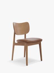 Swyft Model 02 Dining Chair, Set of 2, Oak/Maple Leather - thumbnail 3