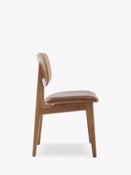 Swyft Model 02 Dining Chair, Set of 2, Oak/Maple Leather - thumbnail 6