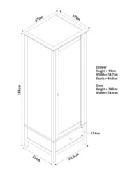 John Lewis Wilton Single Wardrobe - thumbnail 5