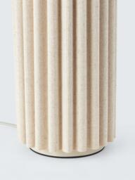 John Lewis Modern Scallop Table Lamp, Marshmallow - thumbnail 5