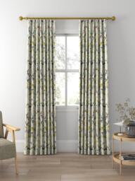 Voyage Naura Made to Measure Curtains or Roman Blind, Lemon - thumbnail 3