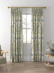 Voyage Naura Made to Measure Curtains or Roman Blind, Lemon - thumbnail 5