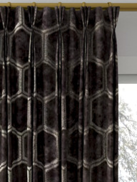 Designers Guild Manipur Made to Measure Curtains or Roman Blind, Espresso - thumbnail 6