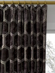 Designers Guild Manipur Made to Measure Curtains or Roman Blind, Espresso - thumbnail 2