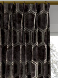 Designers Guild Manipur Made to Measure Curtains or Roman Blind, Espresso - thumbnail 4