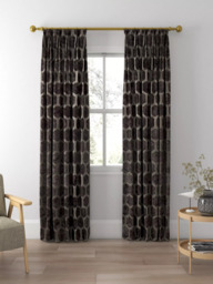 Designers Guild Manipur Made to Measure Curtains or Roman Blind, Espresso - thumbnail 5
