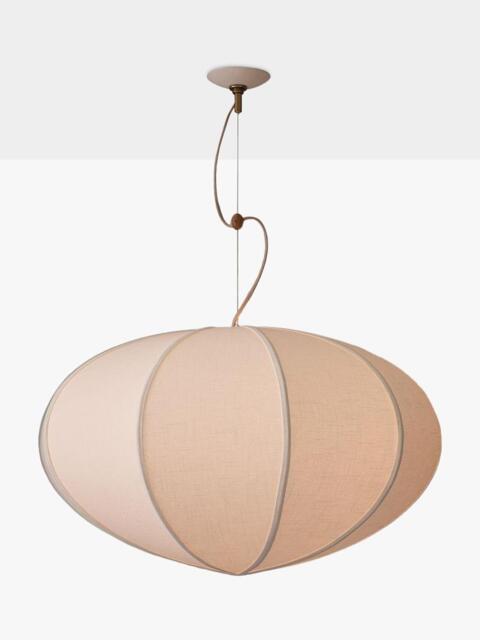 West Elm Rhea Round Pendant Ceiling Light, Tofu - image 1