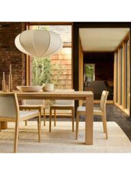 West Elm Rhea Round Pendant Ceiling Light, Tofu - thumbnail 4