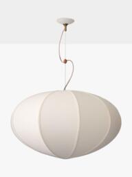 West Elm Rhea Round Pendant Ceiling Light, Tofu - thumbnail 2