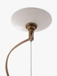West Elm Rhea Round Pendant Ceiling Light, Tofu - thumbnail 5