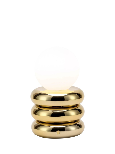 houseof Tube Cordless Portable Table Lamp, Brass - image 1