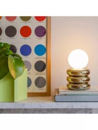 houseof Tube Cordless Portable Table Lamp, Brass - thumbnail 5