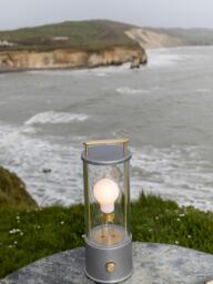 tala The Rugged Muse 2.0 Portable Rechargeable Outdoor Table Lamp, Raw Aluminium - thumbnail 2